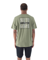 The Hurley Mens Four Corners T-Shirt in Malverde
