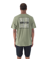 The Hurley Mens Four Corners T-Shirt in Malverde