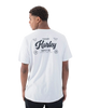 The Hurley Mens Raceway Slub T-Shirt in Platinum