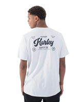The Hurley Mens Raceway Slub T-Shirt in Platinum