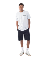 The Hurley Mens Raceway Slub T-Shirt in Platinum