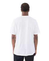 The Hurley Mens Fastlane Lined T-Shirt in White