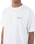 The Hurley Mens Fastlane Lined T-Shirt in White