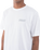 The Hurley Mens Fastlane Lined T-Shirt in White