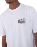 The Hurley Mens Harbor T-Shirt in White