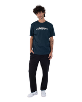 The Globe T-Shirt in Armored Navy