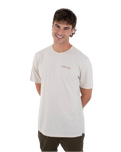The Hurley Mens Bora Bora Slub T-Shirt in Bone