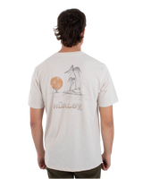 The Hurley Mens Bora Bora Slub T-Shirt in Bone