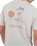 The Hurley Mens Bora Bora Slub T-Shirt in Bone