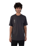 The Hurley Mens H2O-Dri Storm Chasing T-Shirt in Dark Stone Grey