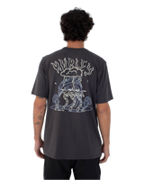 The Hurley Mens H2O-Dri Storm Chasing T-Shirt in Dark Stone Grey