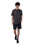 The Hurley Mens H2O-Dri Storm Chasing T-Shirt in Dark Stone Grey