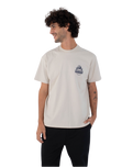 The Hurley Mens Global Fire T-Shirt in Bone