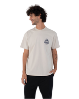 The Hurley Mens Global Fire T-Shirt in Bone