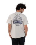 The Hurley Mens Global Fire T-Shirt in Bone