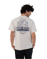 The Hurley Mens Global Fire T-Shirt in Bone