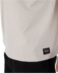 The Hurley Mens Global Fire T-Shirt in Bone