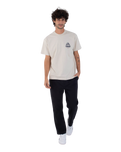 The Hurley Mens Global Fire T-Shirt in Bone