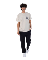 The Hurley Mens Global Fire T-Shirt in Bone