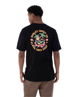 Hawaiian Island T-Shirt in Black
