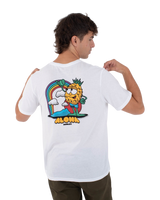 The Hurley Mens Alobhrah T-Shirt in White