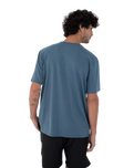 The Hurley Mens H20-Dri Fastlane T-Shirt in Grey Teal