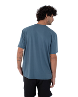 The Hurley Mens H20-Dri Fastlane T-Shirt in Grey Teal