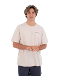 The Hurley Mens Cycles Of The Earth T-Shirt in Bone