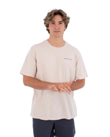 The Hurley Mens Cycles Of The Earth T-Shirt in Bone