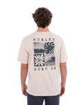 The Hurley Mens Cycles Of The Earth T-Shirt in Bone