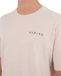The Hurley Mens Cycles Of The Earth T-Shirt in Bone