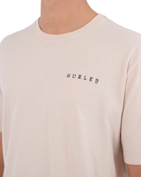 The Hurley Mens Cycles Of The Earth T-Shirt in Bone