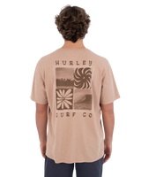 The Hurley Mens Cycles Of The Earth T-Shirt in Bristlecone