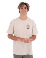 The Hurley Mens Seclusion T-Shirt in Bone