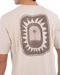 The Hurley Mens Seclusion T-Shirt in Bone