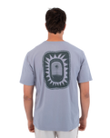 The Hurley Mens Seclusion T-Shirt in Worker Blue