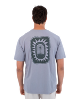 The Hurley Mens Seclusion T-Shirt in Worker Blue