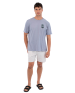 The Hurley Mens Seclusion T-Shirt in Worker Blue