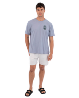 The Hurley Mens Seclusion T-Shirt in Worker Blue