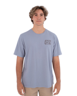 The Hurley Mens Hula T-Shirt in Worker Blue