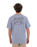 The Hurley Mens Hula T-Shirt in Worker Blue