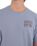The Hurley Mens Hula T-Shirt in Worker Blue