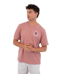 The Hurley Mens Palm T-Shirt in Phantom Rose
