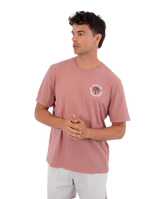 The Hurley Mens Palm T-Shirt in Phantom Rose