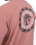 The Hurley Mens Palm T-Shirt in Phantom Rose