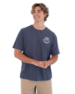 The Hurley Mens Palm T-Shirt in Monsoon