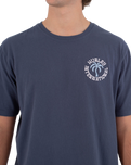 The Hurley Mens Palm T-Shirt in Monsoon