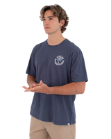 The Hurley Mens Palm T-Shirt in Monsoon