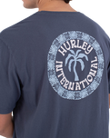 The Hurley Mens Palm T-Shirt in Monsoon