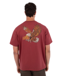 The Hurley Mens Fly T-Shirt in Cherry